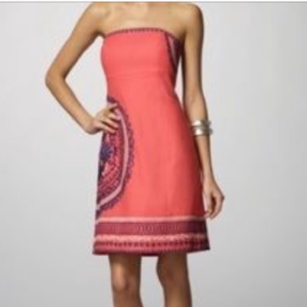 Lilly Pulitzer | Hot Pink Strapless Dress NWT